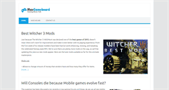 Desktop Screenshot of max-gameboard.com
